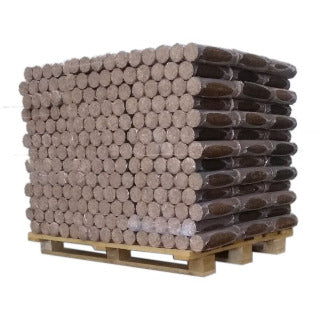 Bois Densifié - Feuillus - Palette De 1 Tonne