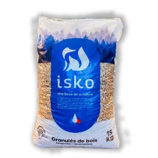 Granulés de bois ISKO - Palette de 70 sacs 1050kg