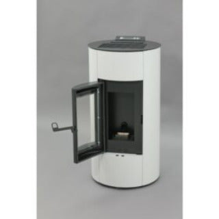 Poêle à Granulés Etanche EMAFLAM NALA 9 kW Blanc